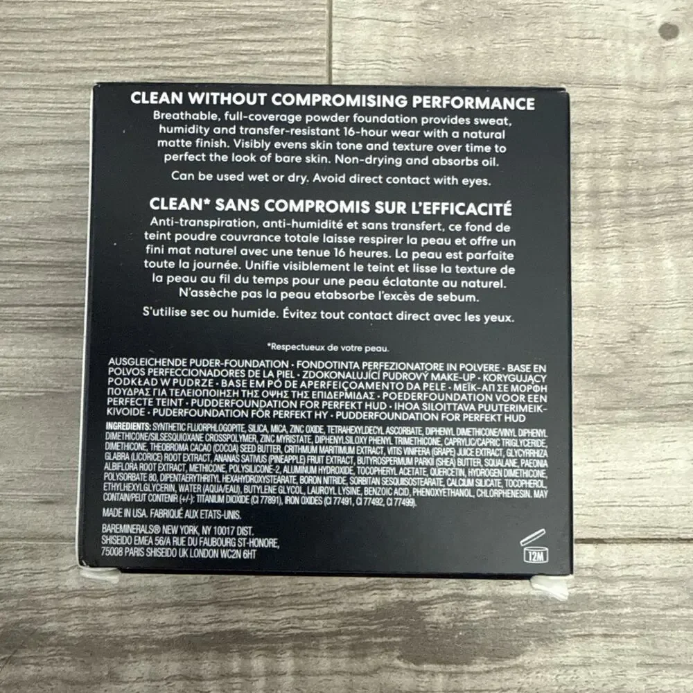 bareMinerals DEEP 50 COOL Barepro 16hr wear Perfecting powder Foundation 8g